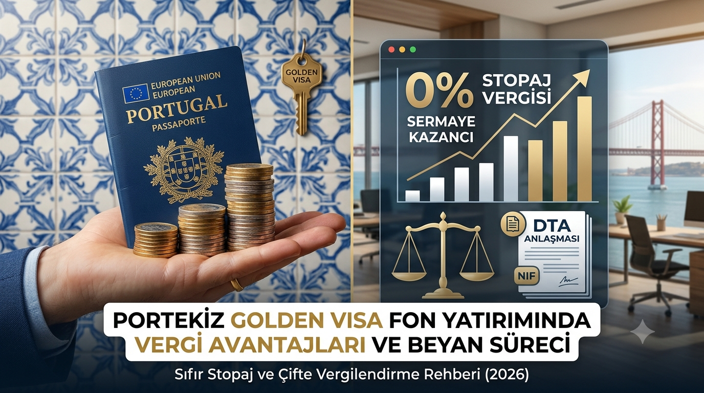 Portekiz Golden Visa Fon Yatırımında Vergi Avantajları ve Beyan Süreci