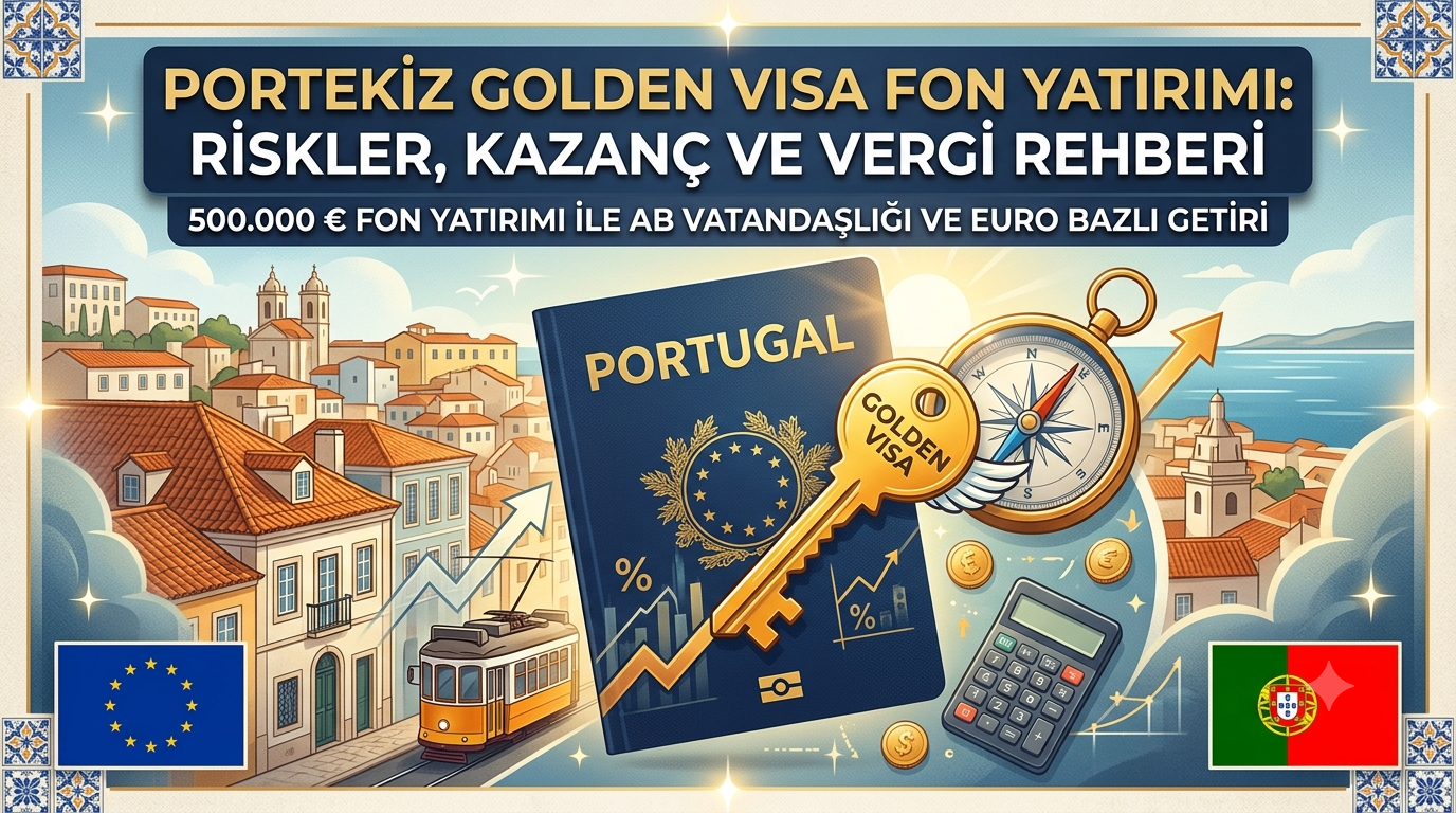 Portekiz Golden Visa Fon Yatırımı: Riskler, Kazanç ve Vergi Rehberi
