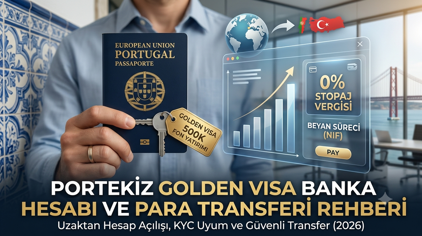 Portekiz Golden Visa İçin Banka Hesabı Açılışı ve Para Transferi Rehberi