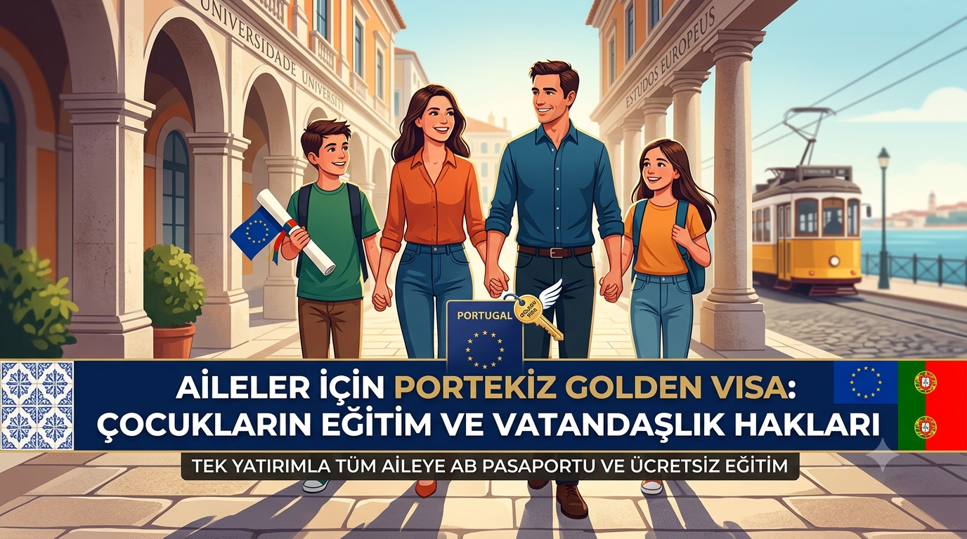 Aileler İçin Portekiz Golden Visa: Çocukların Eğitim ve Vatandaşlık Hakları