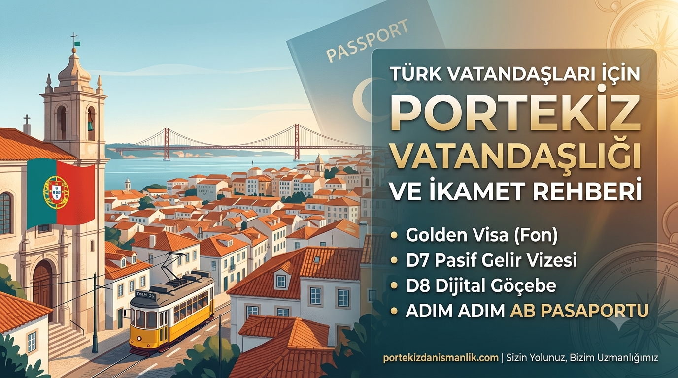 Türk Vatandaşları İçin Portekiz Vatandaşlığı Rehberi: Oturum İzinleri, Vize Türleri ve Süreçler